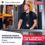 Praca Niemcy na magazynie operator wózka widłowego bocznego (wysoki skład), Unna