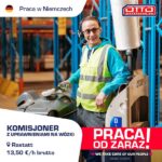Praca w Niemczech na magazynie operator wózka EPT od zaraz w Rastatt